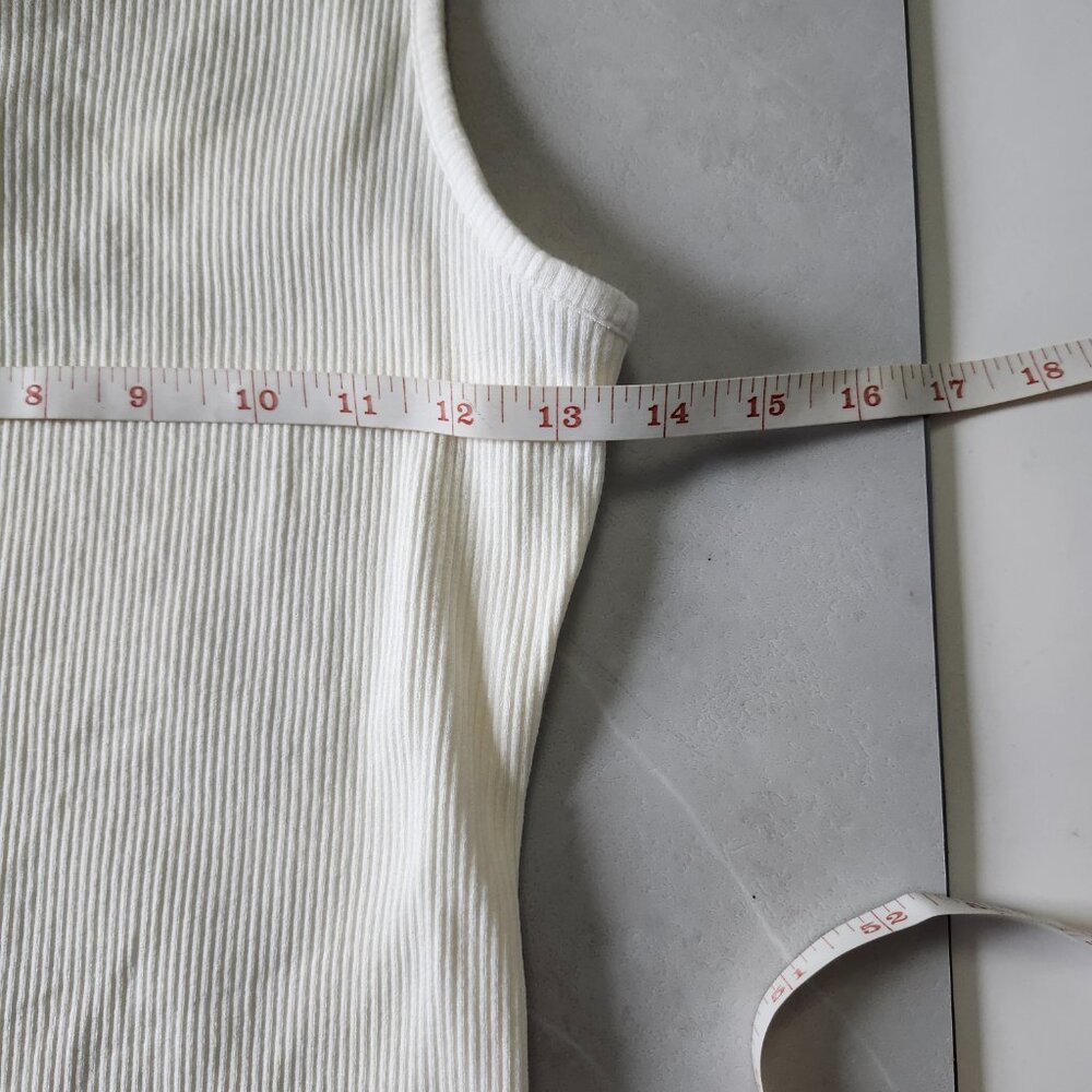 & OTHER STORIES | White Ribbed Tank - Picture 10 of 10